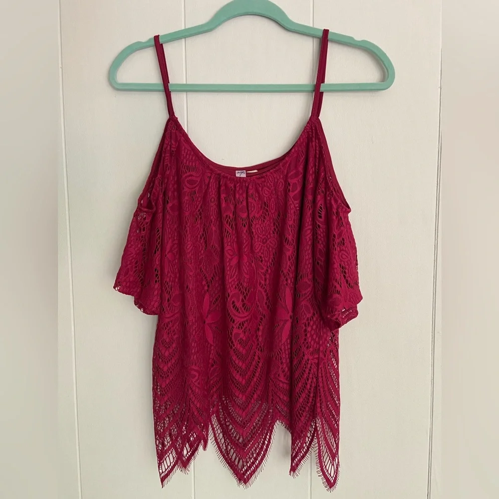 🪷Alya Lace Tank Top - Picture 2 of 4